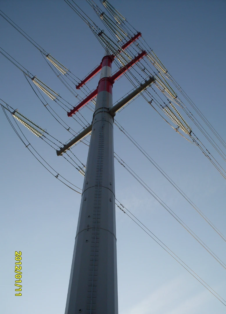 High mast overhead line